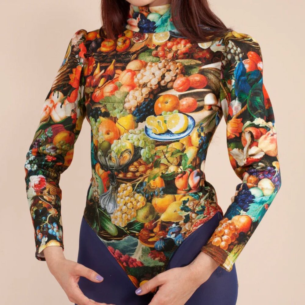 Samantha Pleet Harvest Turtle Bodysuit Size Small